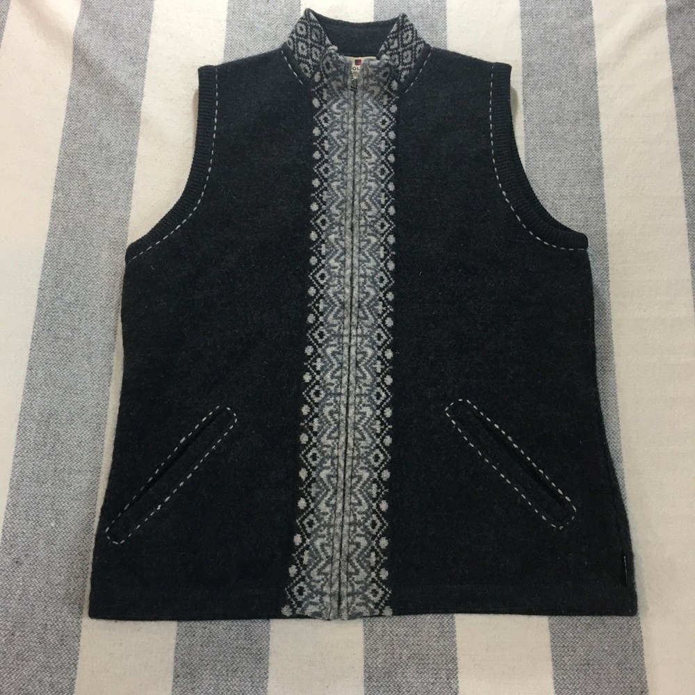 Woolrich Women’s Sweater Vest Zipper Medium